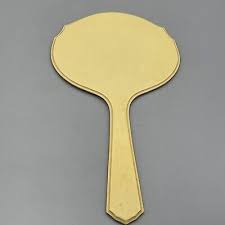 Ivory Pyralin by Dubarry Vintage Art Deco Vanity Hand Mirror | eBay