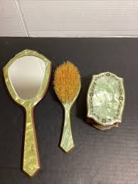 Antique 3 Pc Vanity Dresser Set-Carlton Arch Amerith | eBay