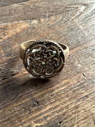 Bronze Ring Norway Norwegian Finland Vintage estate retro ...