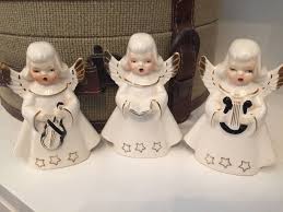 Trio Vintage Singing Orchestra Angels Ceramic Japan - Etsy