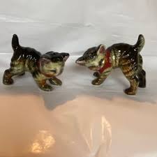 Vintage Rare Royal Japan Ceramic Cat Kittens Playful ...