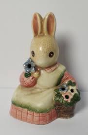 Takahashi San Francisco Porcelain Bunny Rabbit Easter VTG ...