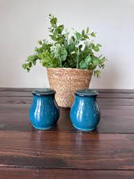 Hard to Find Denby-langley Greenwich Salt and Pepper Shakers - Etsy