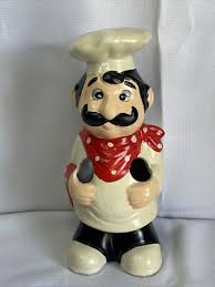 Vintage Gourmet Chef Ceramic Utensil Holder | eBay