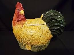 Chicken Cookie Jar/Ceramic/9.5"Tall/10.5"Long/6"Wide/Cute ...