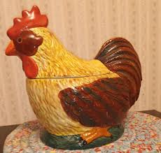 Vintage Chicken Cookie Jar Style Eyes by Baum | Mercari