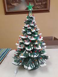 Ceramic Christmas Tree (23 inch) includes light kit & more...