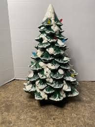 VTG Large Ceramic Lighted Christmas Tree | eBay