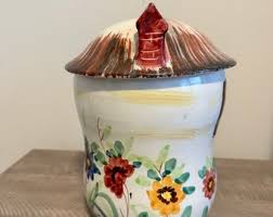 Bunny House Cookie Jar - Etsy