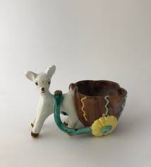 Vintage 1950s Italian Pottery Succulent Cactus Indoor ...