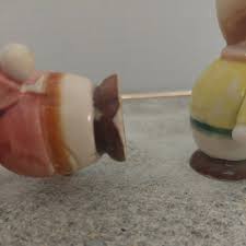 Vintage Ceramic Man & Woman Chef Salt & Pepper Shakers Japan ...