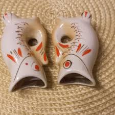 Porcelain Set for drinks Rybka Service Decanter ceramic "Fish" Vintage Ukraine | eBay