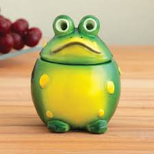 Freddy the Frog" Kitchen Fruit Fly Catcher Statue | eBay