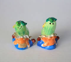Vintage Anthropomorphic Kitschy Cucumbers Pickles Veggie Salt and Pepper Shakers | eBay