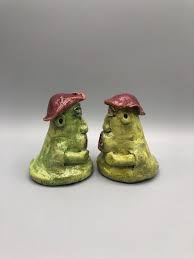 The Teeter Totter Gang - Bif & Mif - OOAK Polymer Clay Sculpture - Etsy