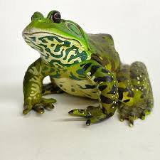 Yujin The Frog in Colour Mini Figure American Bullfrog 2006 ...