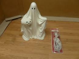 Ghost Holding Pumpkin | eBay