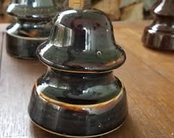 Vintage Porcelain Ceramic Power Line Insulators - Sold Each ...