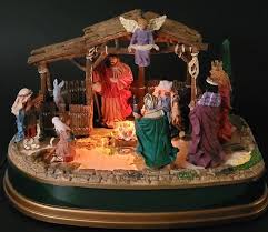 VINTAGE MR CHRISTMAS AWAY IN THE MANGER ANIMATED MUSICAL NATIVITY SCENE 1995 | eBay