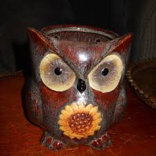 Vintage Glass Owl in Tree Night Accent Light on Wooden Base, Autumn Accent Light, Autumn Lamp, Fall Accent Light - Etsy
