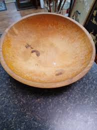 Antique Munising Wood Turned Bowl Serving and 49 similar items