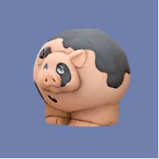 Clay Magic 2419 Large Round Piggy Mold