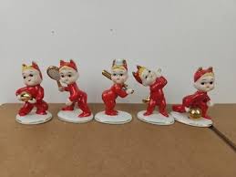 5 PC LO VINTAGE LEFTON RED DEVIL SPORTS BOWLING TENNIS BASEBALL FOOTBALL GOLF | eBay