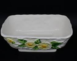 Rubens Made in Japan Rectangular Footed Embossed Hand ...