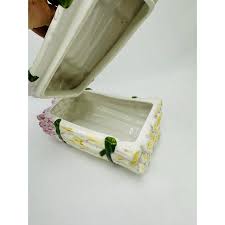 Vintage Ceramic Asparagus Tureen | Chairish