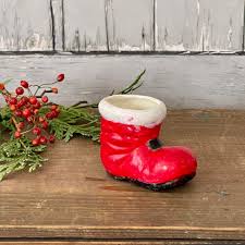 Ceramic Santa Boots – Fairy Dust and Rust