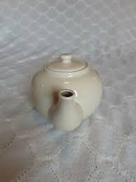 Old Pottery Company Teapot Keep Calm And Drink Tea Ivory Ceramic New With Tag | eBay