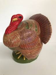 Turkey Cookie Jar Table Decor Thanksgiving Centerpiece ...
