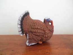 Ceramic Thanksgiving Turkey, Tom Turkey Figurine, Retro ...