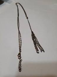 Vintage 925 Italy 36' Y Tassle Necklace | eBay