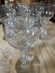 23 Vintage Hollow Stem Art Deco Crystal Faceted Set Of ...