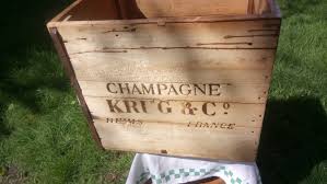 Very Rare : Magnificent Antique Wooden Champagne Box for ...