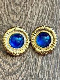 Chanel Blue Gripoix Clip On Earrings · Whatnot: Shop, Sell, Connect