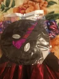 Girls Black & Purple Galaxy Unicorn Witch Glitter Tutu Costume Dress M 8-10 | eBay