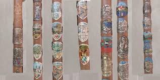 25 Emblem Cane, Vintage Walking Sticks, Retro Cane, Vintage Cane , Vintage Germany Cane, Germany Cane, Made in Germany, Collectable 10 - Etsy Australia