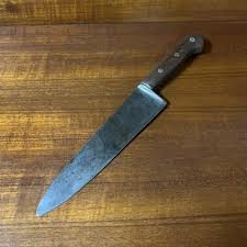 VINTAGE DEXTER 4898 CARBON STEEL CHEF'S KNIFE 8.5” BLADE OLD ...