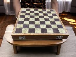 10" Natural Wood & Marble Chess Set With Handcrafted Soapstone Pieces Perfect for Adults - Etsy