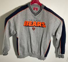 Vintage Chicago Bears NFL Crewneck Sweatshirt Gray & Navy XL ...