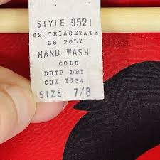 On The Rocks Vintage Red Black Graphic Print 80s Secretary Dress Womens 7 8 | eBay