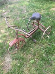 Scarce 100+ YEAR OLD? Primitive 1900's Chain Drive TRICYCLE Full Size Pedal Car, Nice, Rare, Read, L@@k!!! - Etsy