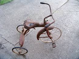 Vintage 1930's or 1940's Antique Tricycle (Most likely a Murray Steelcraft) | #289180374