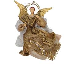 Angel Ornament with Fabric Clothing | Savelli Religious