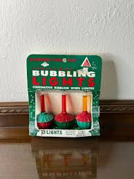 Vintage Bubbling Christmas Tree Lights - Etsy