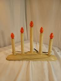 Vintage Candelabra Christmas 5 Lights Candolier Plastic Drip ...