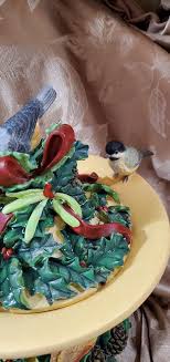 Lenox Winter Greetings Electric Bird Bath Fountain Works Original Box Paperwork | eBay