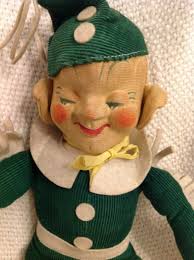 Seldom Seen VTG 1930s 15" Christmas Elf Doll from Krueger of NY Must See | eBay Australia